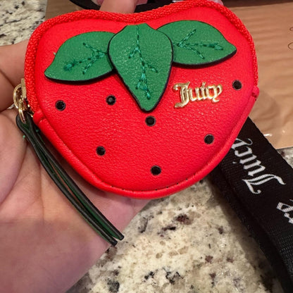 Exclusive Juicy Couture sweet and juicy 🍓🍓🍓bag w/ Strawberry Coin Purse