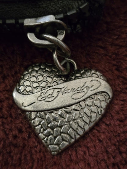 Ed Hardy Love Kills Slowly 3 PcSet, Coin Pouch, Card Holder & Wrist Strap. NWT
