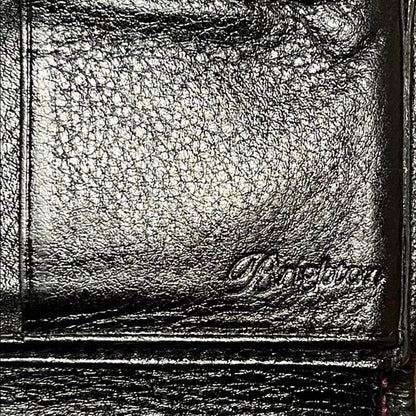 Brighton Black Leather Women's Crossbody Wallet with Colorful Accents