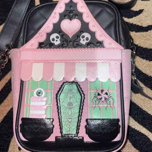 Bath & Body Works Pink Haunted House Crossbody Bag - New with Tags