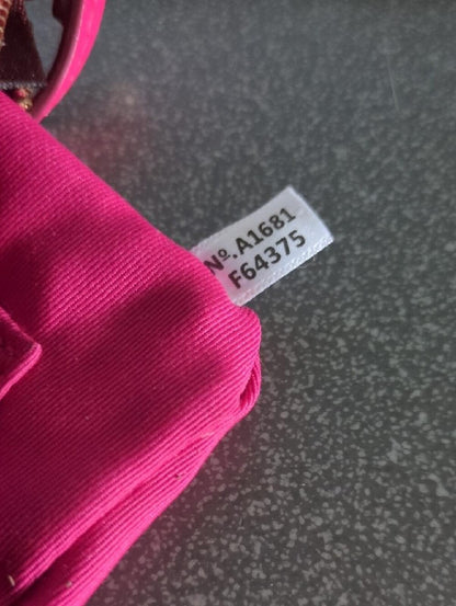 Coach Brown and Pink Signature Wristlet