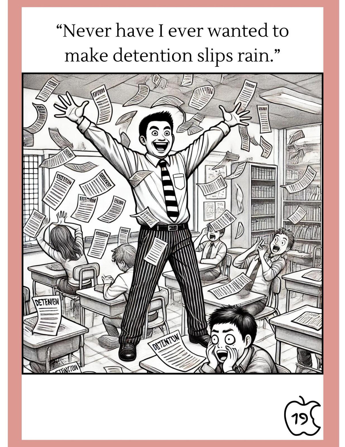 Inside the Teacher's Mind | Funny Teacher Coloring Book