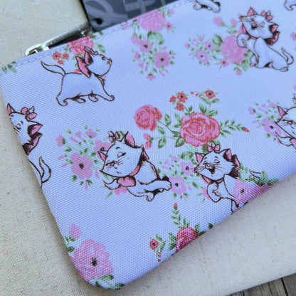 Loungefly Disney Aristocats Marie Floral Zip Around Wallet NWT