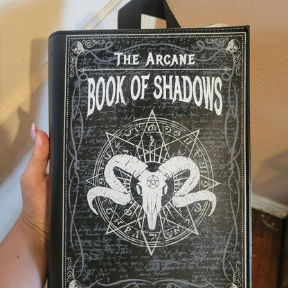 Spencer's The Arcane Book of Shadows Black Bag - Y2K Style Accessory