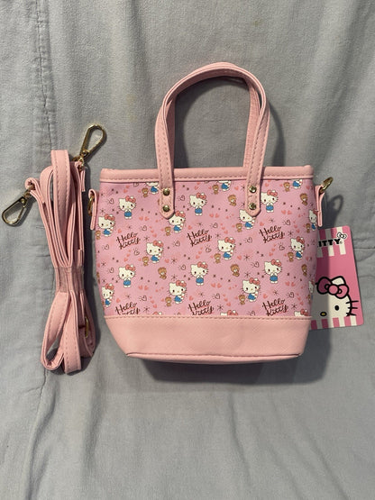 NEW Sanrio Hello Kitty Pink Mini Purse Crossbody Bag Mini Tote Hello Kitty Bear