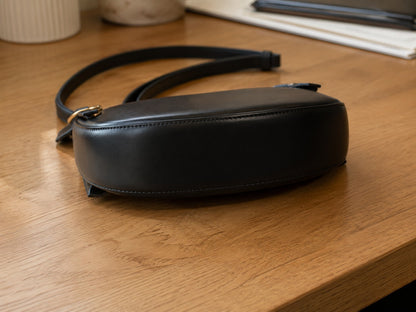 NWT Coperni Mini Hobo Belt Bag Black Smooth Leather Crescent Shoulder  Authentic