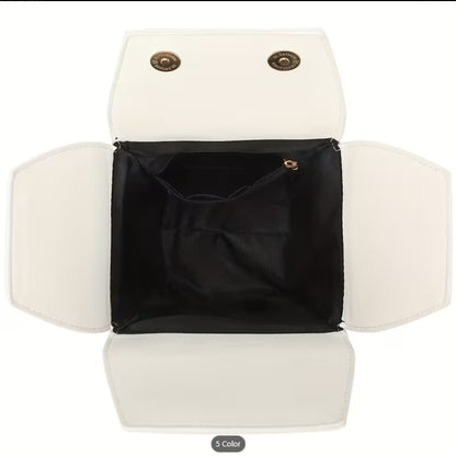 Chinese Takeout Box Crossbody Bag - Novelty Tower Pattern Purse
