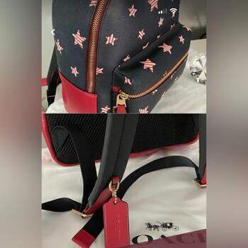Coach Charlie Star Print Mini Backpack NWOT
