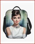 Sold-Out Audrey Hepburn Insulated Lunch Bag Crossbody Thermal Tote