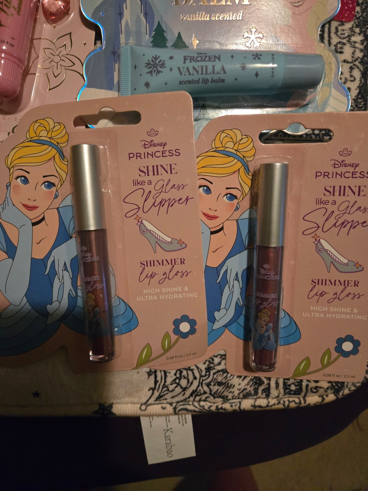 Disney Princess Kids Makeup and Bath Gift Set with Princess Themed Blanket