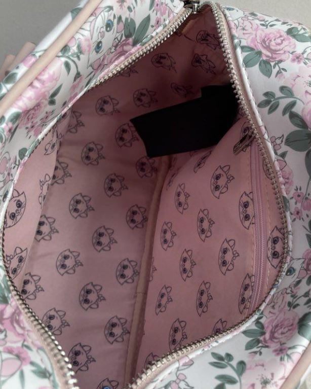 Loungefly Disney The Aristocats Marie Floral Pink Satchel Crossbody NWOT