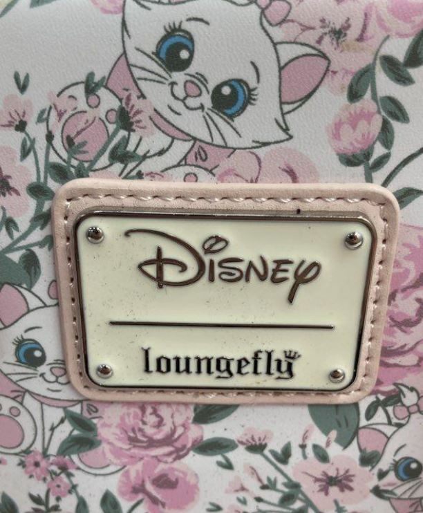 Loungefly Disney The Aristocats Marie Floral Pink Satchel Crossbody NWOT