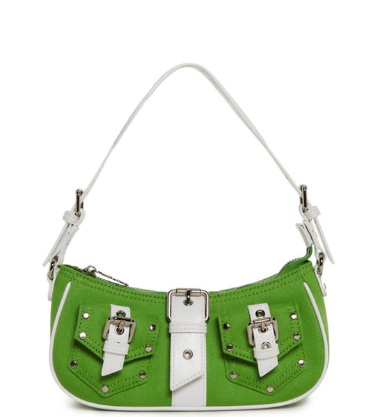 Delia’s by Dolls Kill Valencia Green Y2K Buckle Mini Shoulder Bag NWT