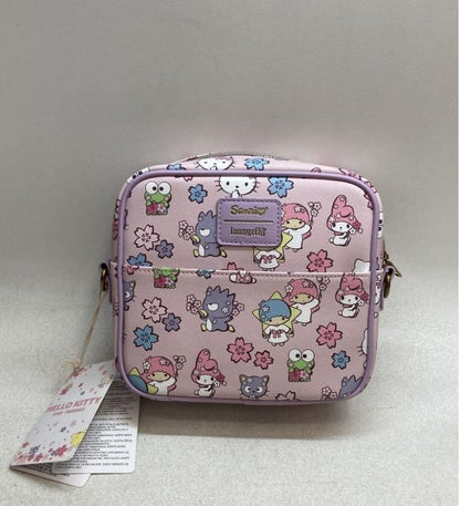 Loungefly Sanrio Hello Kitty Friends Sakura Cherry Blossom Crossbody Bag NWT