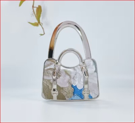 Miniature Handbag Shaped Metal Purse Hook Hanger for Table