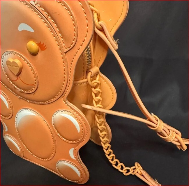 Betsey Johnson Kitsch XO Candy Gummy Bear Orange Crossbody Novelty Purse