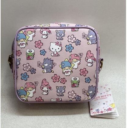 Loungefly Sanrio Hello Kitty Friends Sakura Cherry Blossom Crossbody Bag NWT