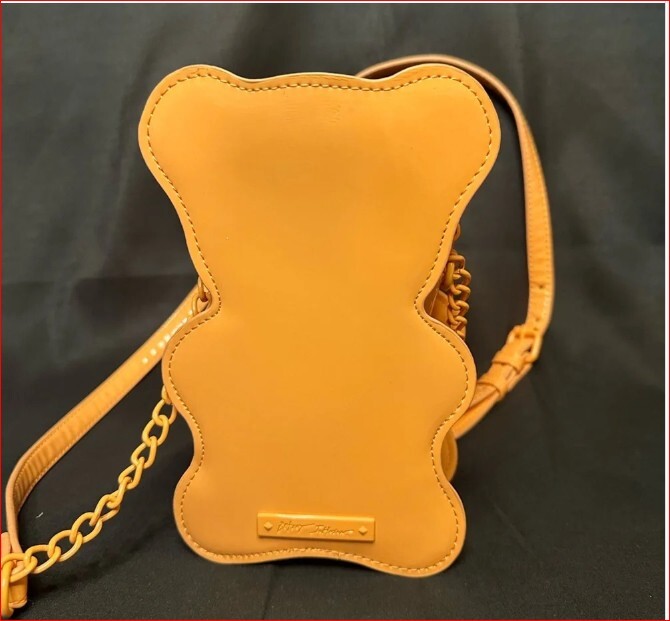 Betsey Johnson Kitsch XO Candy Gummy Bear Orange Crossbody Novelty Purse