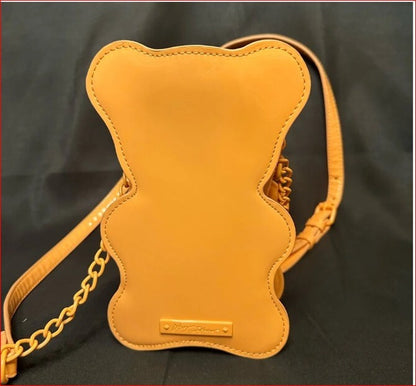 Betsey Johnson Kitsch XO Candy Gummy Bear Orange Crossbody Novelty Purse