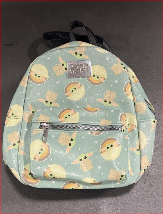 Star Wars Grogu Mini Backpack Faux Leather Mint Green Bioworld