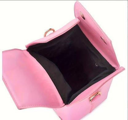 Pink Ustyle Women's Crossbody Bag with Detachable Strap & Chinese Takeaway Box