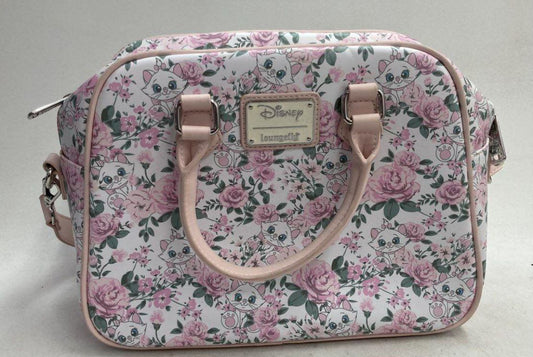 Loungefly Disney The Aristocats Marie Floral Pink Satchel Crossbody NWOT