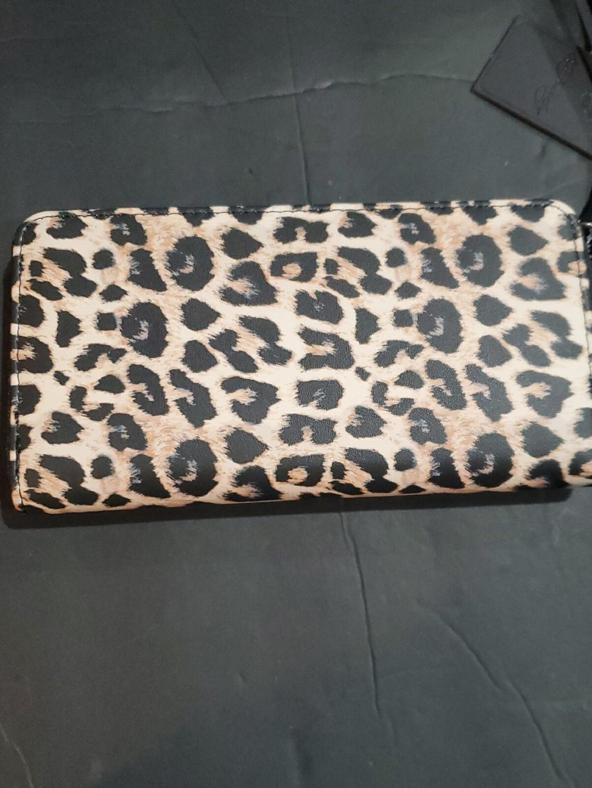 Ed Hardy Eternal Love Animal Print Zip Around Wallet NWT