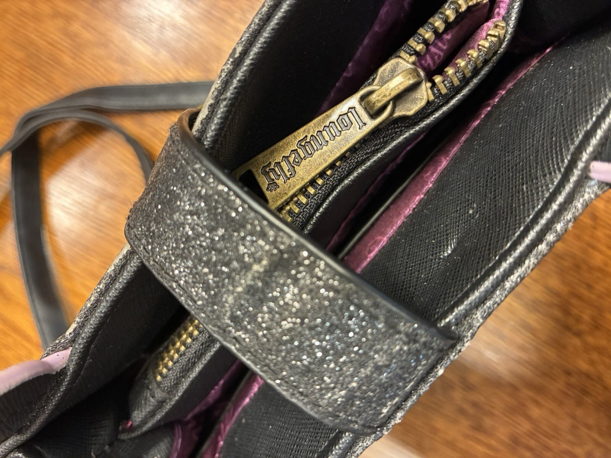Loungefly Disney Little Mermaid Ursula Glitter Tentacle Crossbody Bag Rare