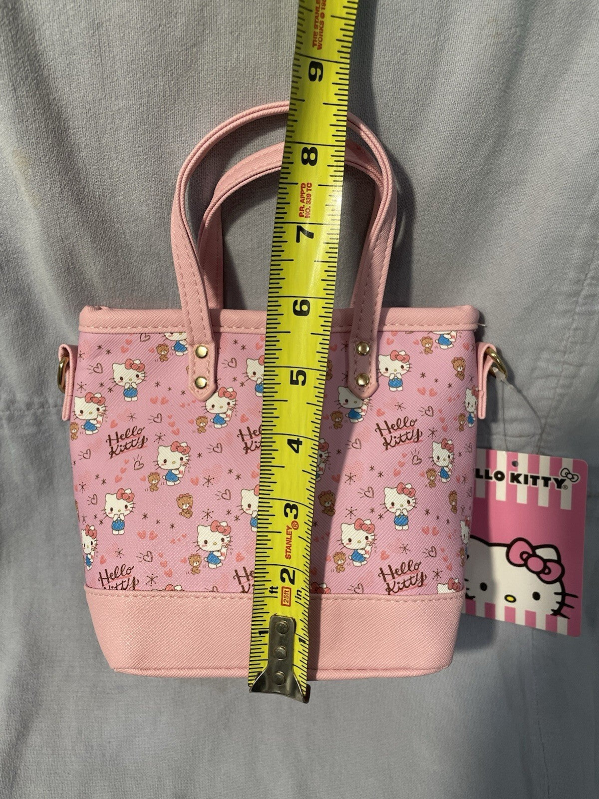 NEW Sanrio Hello Kitty Pink Mini Purse Crossbody Bag Mini Tote Hello Kitty Bear