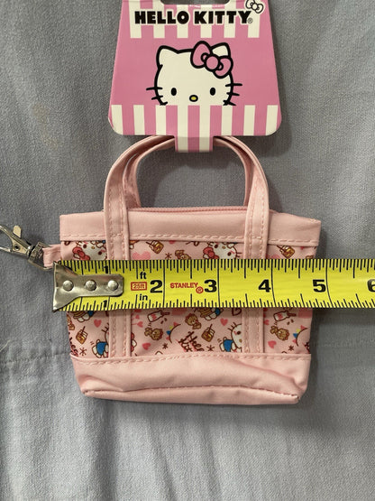 NEW Sanrio Hello Kitty Pink Mini Purse Crossbody Bag Mini Tote Hello Kitty Bear