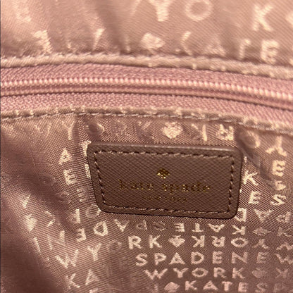 Kate Spade New York Dusty Rose Floral Embossed Leather Crossbody Handbag
