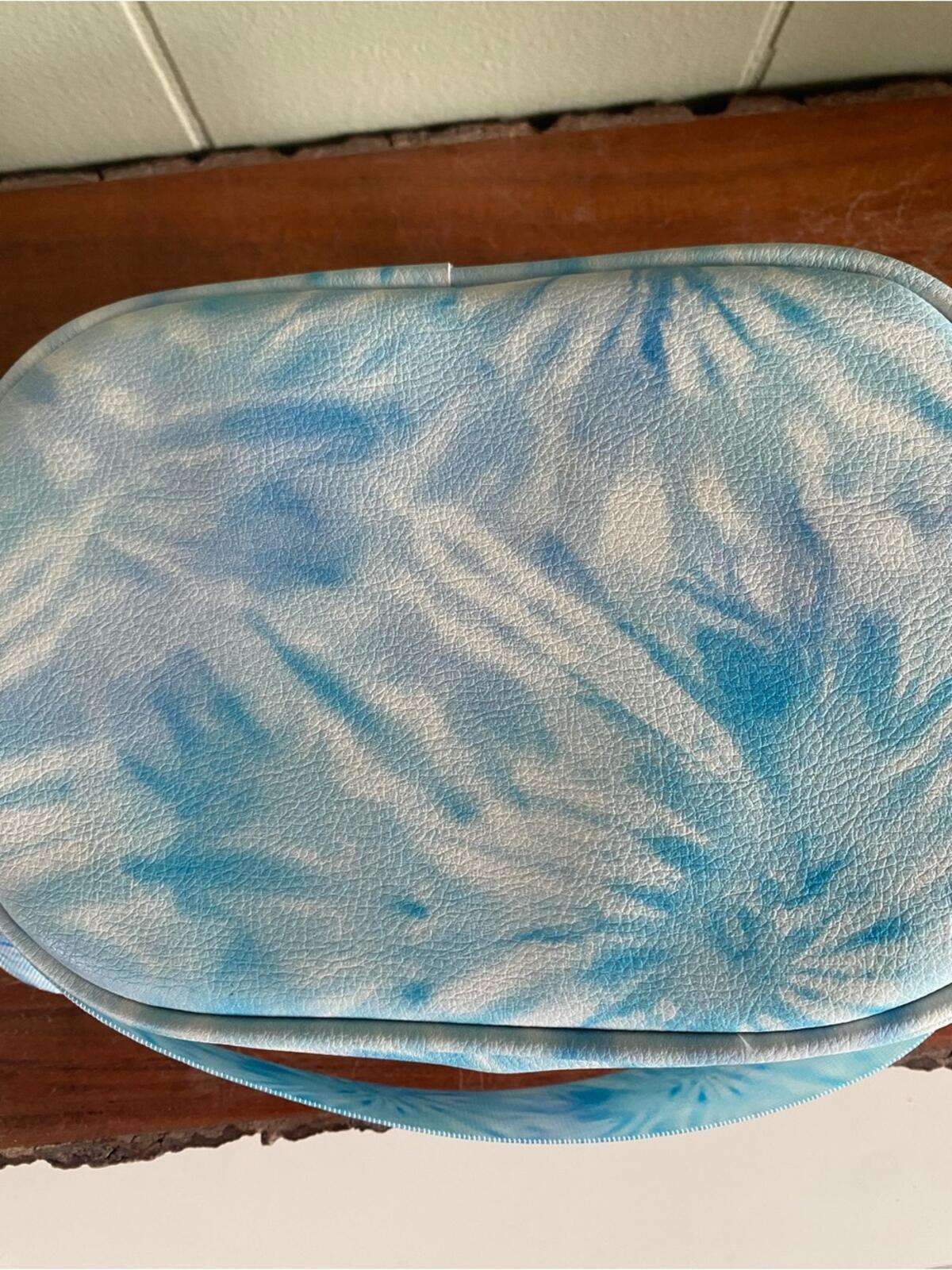 Betsey Johnson Blue Tie-Dye Crossbody Bag nwt