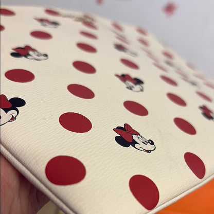 Kate Spade Disney Minnie Mouse Love My Dots Wristlet Pouch Clutch NWOT