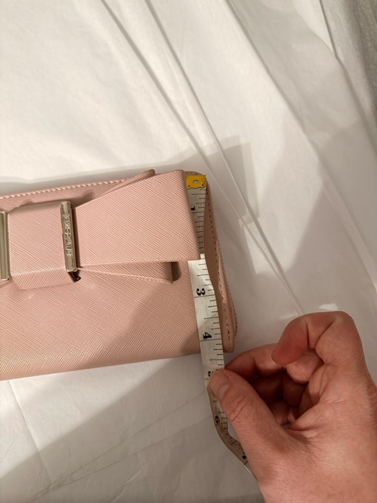 Betsey Johnson Blush Pink Bow Wristlet Wallet NWOT