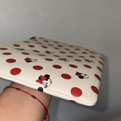 Kate Spade Disney Minnie Mouse Love My Dots Wristlet Pouch Clutch NWOT
