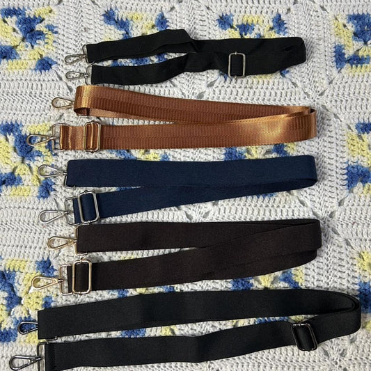 Leather and Lore Multi Color Adjustable Bag Straps Set of 5