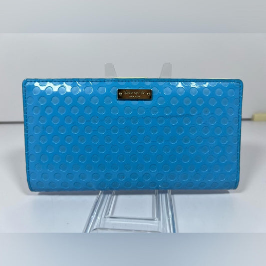 Kate Spade Natalia Quilted Leather Large Continental Wallet - Electric Blue