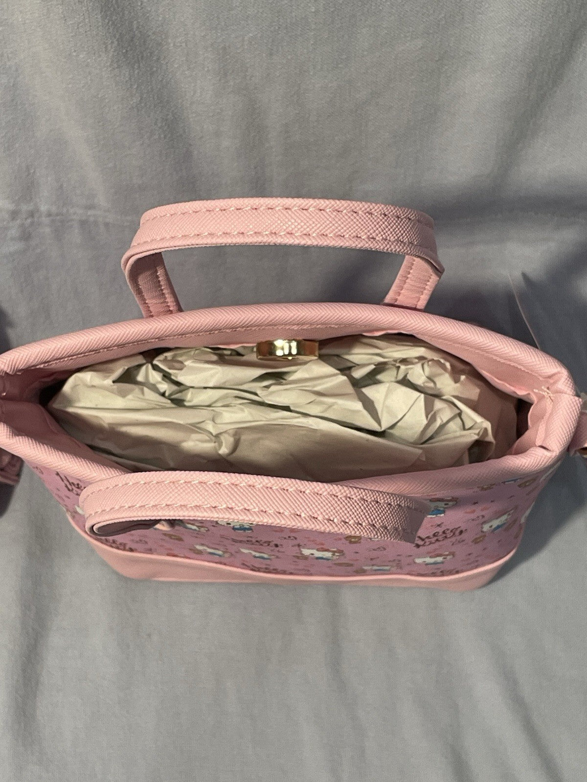 NEW Sanrio Hello Kitty Pink Mini Purse Crossbody Bag Mini Tote Hello Kitty Bear