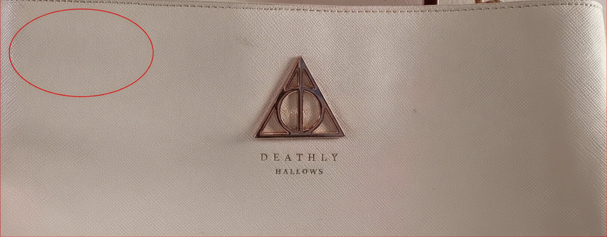 Loungefly Pink Deathly Hallows Women's Crossbody Bag with Rose Gold Hardware