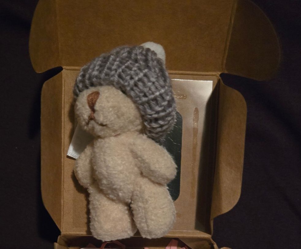 My Little Worry Bear Plush Gift Box Comfort Token